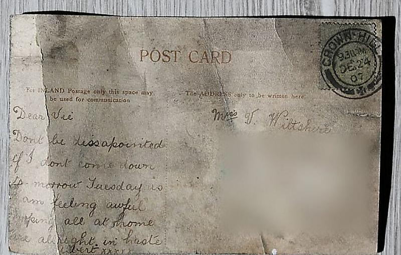 Британская почта спустя 112 лет доставила послание адресату