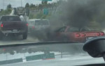 Владелец «Доджа» продемонстрировал своё превосходство водителю «Шевроле», обдав его густым дымом на трассе в США (Видео)