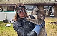 Австралийцы обманули британскую журналистку, заставив её надеть бронежилет для встречи с «ядовитой» коалой