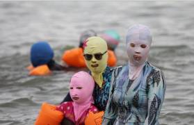 Китайские «антизагарные» костюмы становятся популярными в Австралии 5