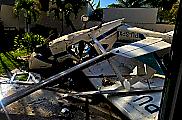 Сверхлёгкий самолёт упал на крышу жилого дома в Бразилии 1