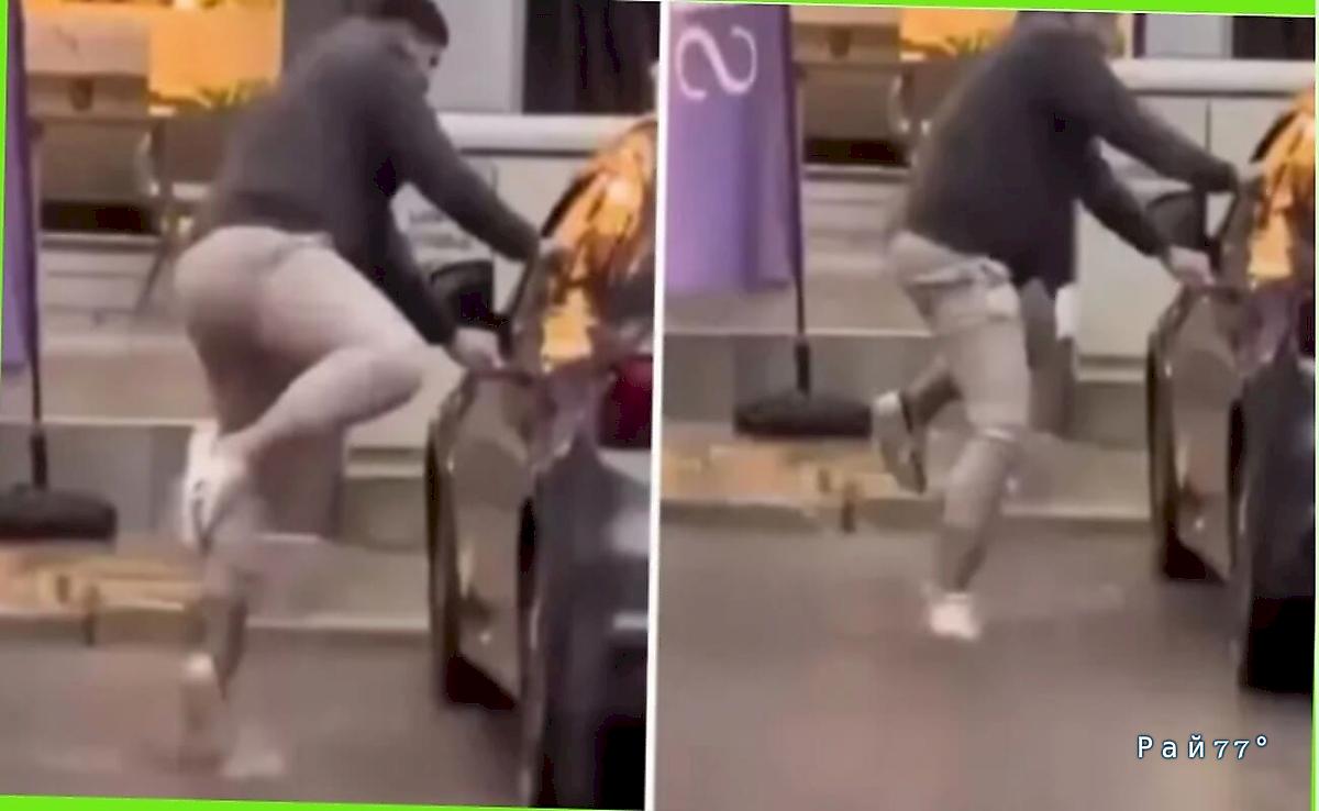 Не желающий мочить ноги турок, промочил зад и рассмешил Сеть ▶️