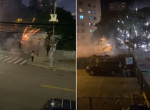 Нью-йоркские анархисты устроили зрелищные бои на петардах в мегаполисе