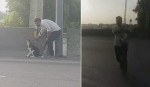 Мужчина, спасший собаку, оказавшуюся на оживлённой магистрали, стал героем интернета (Видео)