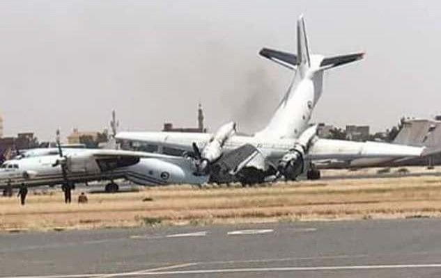 Два военных самолёта попали в ДТП на аэродроме в Судане (Видео)