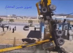 Газгольдер перевесил автокран в Йемене