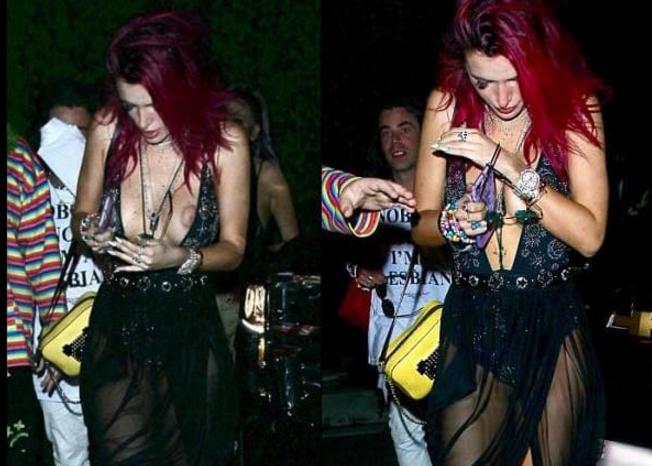 Американская актриса «засветила плоть» в ночном клубе Лос - Анджелеса.