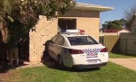 Полицейский автомобиль протаранил частный дом в Австралии (Видео)