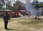 Спасатели провалили показательное тушение пожара в Бангладеш