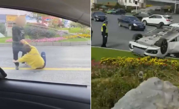 Китайские любовники угробили автомобиль, устроив склоку в салоне легковушки (Видео)