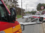 Прогулочный самолёт потерпел крушение на оживлённой магистрали в Бразилии