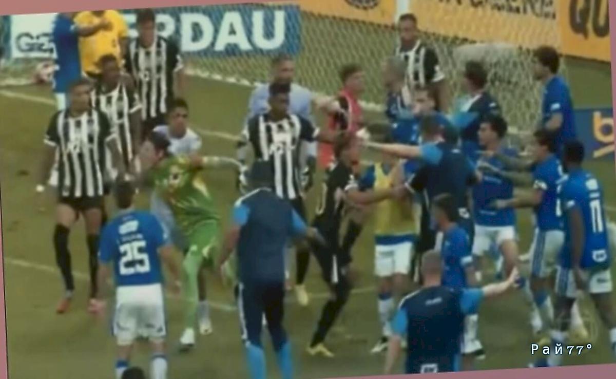 23 футболиста были удалены с поля за массовую драку в Бразилии ▶️