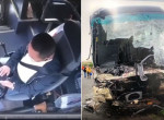 Водитель автобуса, увлечённый телефоном, «догнал» грузовик в Китае - видео