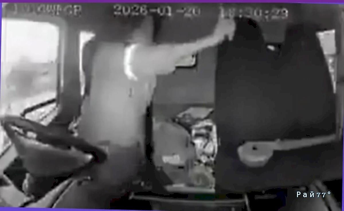 Отважная дальнобойщица обратила грабителя в бегство в ЮАР ▶️