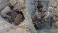 Спасатели откопали провалившуюся в скважину 2-летнюю девочку в Индии (Видео)