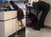 Неадекватная девица, устроившая скандал в аэропорту, прославилась в сети ▶