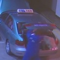 Водитель такси получил неожиданный «сюрприз», спрятавшийся в багажнике автомобиля. (Видео)