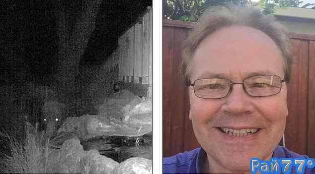 58-летний британец Боб Брамли, житель населённого пункта Окхерст (штат Калифорния), подозревая, что ночью кто то купается в его пруду, установил видеокамеру возле водоёма.